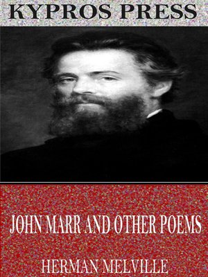 cover image of John Marr and Other Poems